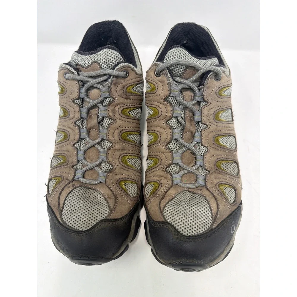 Oboz Mens Brown Hiking Trail Shoes Size 11 Waterproof Outdoor Adventure -DAMAGE-
